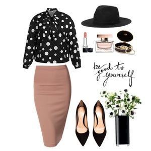 [NEW] Women's Plus Size Blouse Bow Tie Neck (16W)